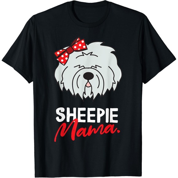 Enarly Other - Cute Old English Sheepdog Mom Unisex T-shirt Gift For Fan